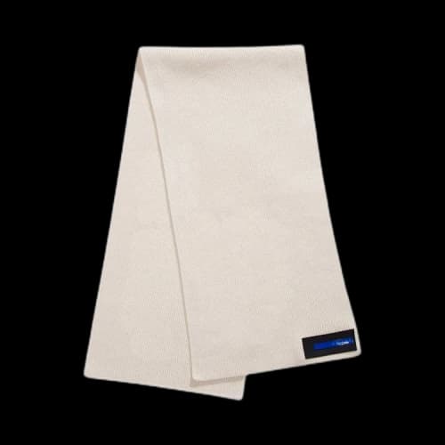 Aries Rubber Patch Scarf 'White'