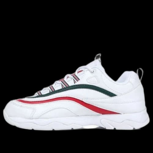FILA Ray Low Running Shoes 'White Navy Red'