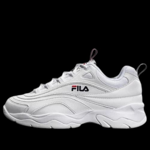 FILA Ray Series VNTG Chunky Sneakers White/Red (Women's)
