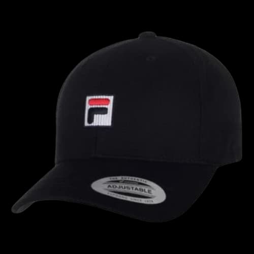 FILA Classic LOGO Black Baseball Cap