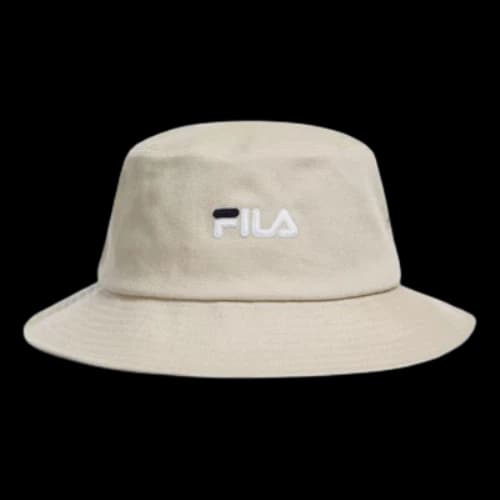 FILA Classic LOGO Fisherman's hat Beige