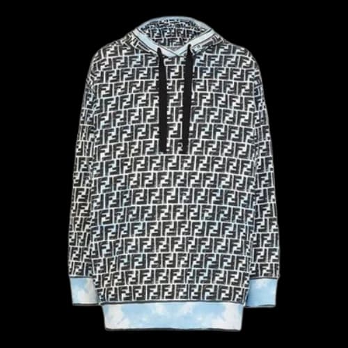 FENDI Roma Joshua Vides Hoodie Light Blue (Women's)