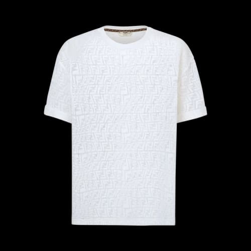 Fendi x Sarah Coleman Fisheye Mesh Logo T-Shirt 'White'