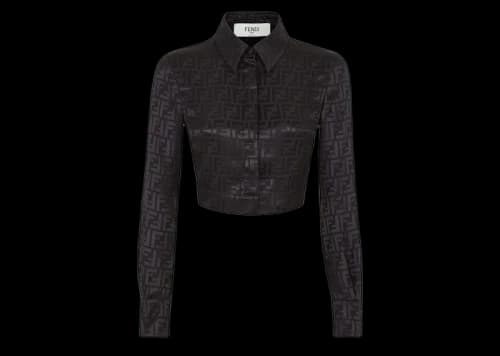 Fendi by Marc Jacobs Silk Shirt Black