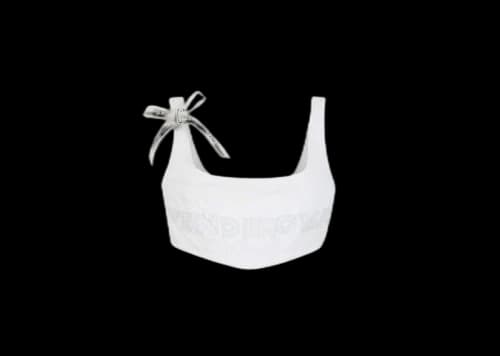 Fendi by Marc Jacobs Jersey Top White