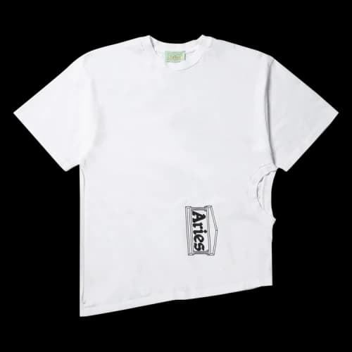 Aries Premium Side Hole Tee 'White'