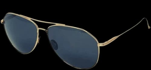 Tom Ford Cyrus Aviator Sunglasses Gold/Gray (FT0747-28A)