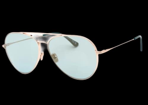 Tom Ford Dashel Aviator Sunglasses Rose Gold/Blue (FT0996-28X)