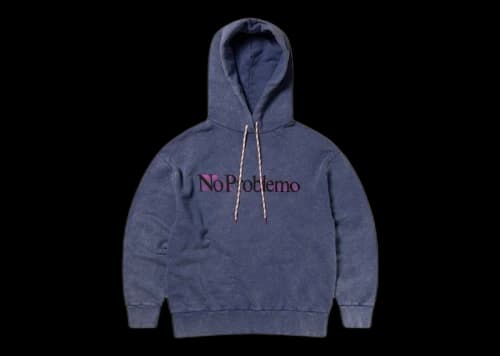 Aries 3D Problemo Hoodie Acid Wash