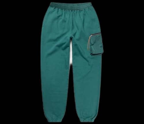 Aries Nylon Hybrid Sweatpants Green