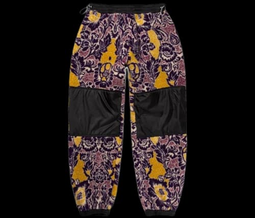Aries Abstract Fleece Pants Multi