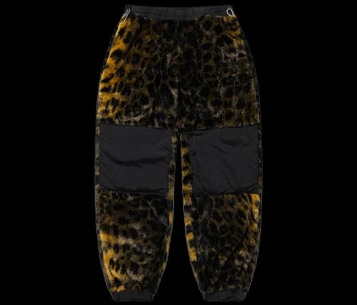 Aries Leopard Furry Pants Multi