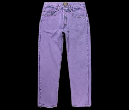 Aries Acid Wash Batten Jeans Lilac
