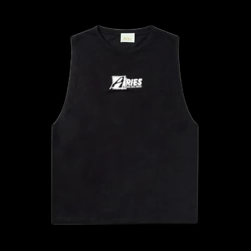 Aries Fearless Low Armhole Vest 'Black'