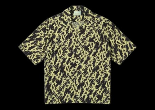 Aries Metal Hawaiian Shirt Yellow