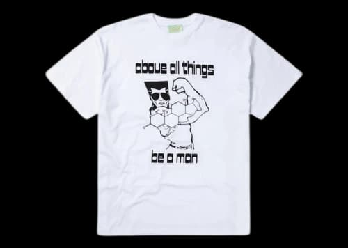 Aries Be A Man Tee White