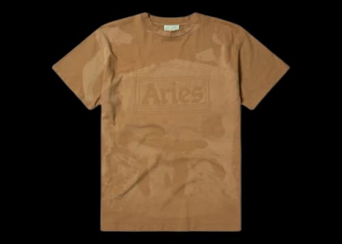Aries Sunbleached Mega Temple Tee Camel