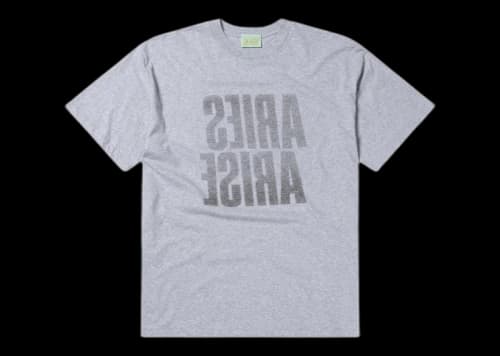 Aries Don't Be A... Inside Out Tee Grey Marl