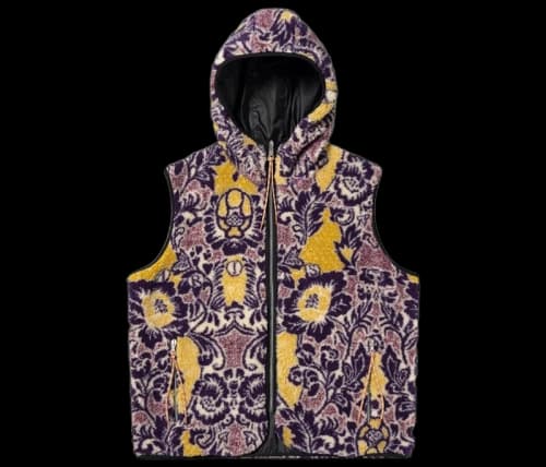 Aries Fleur Fleece Gilet Multi