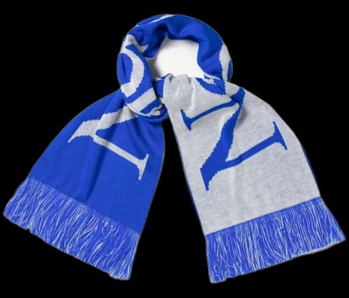 Aries No Problemo Scarf Blue White