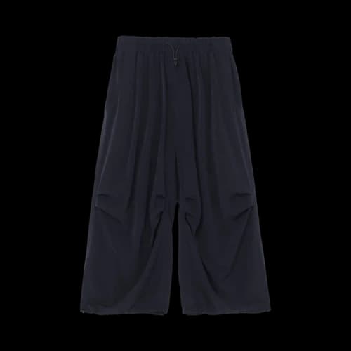 Yohji Yamamoto Crepe De Chine Parachute Pants 'Black'