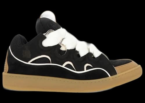 Lanvin Leather Curb Honey Black