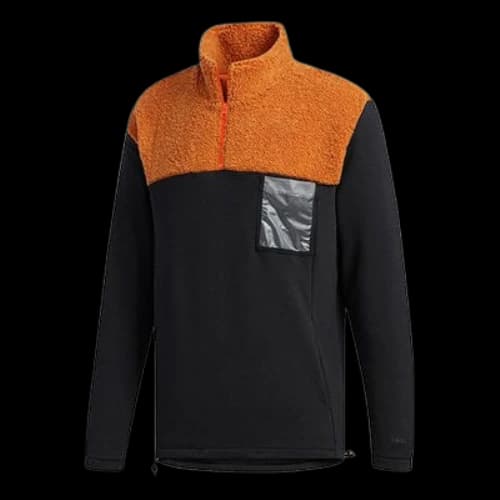 adidas neo x POKEMON Crossover Half Zipper Splicing Pullover Black