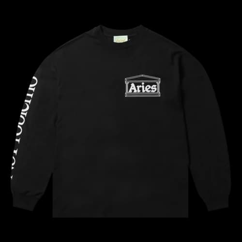 Aries Rat Long-Sleeve Tee 'Black'