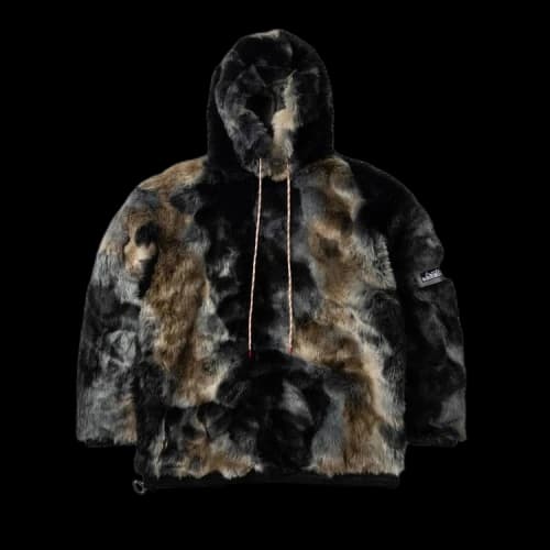 Aries Oversized Yeti Hoodie 'Brown'