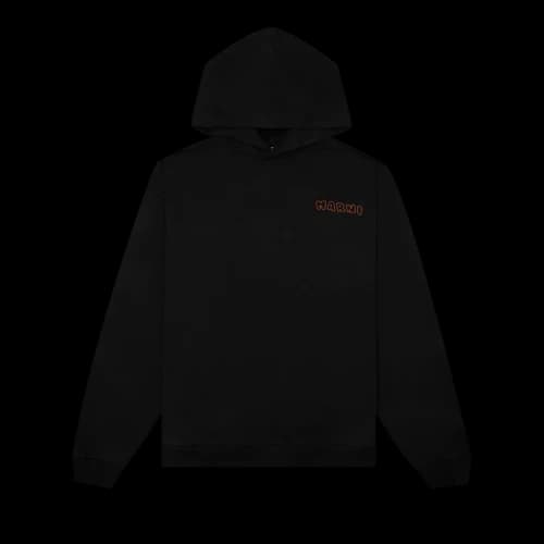 Marni Oversize Hooded Sweatshirt 'Black'