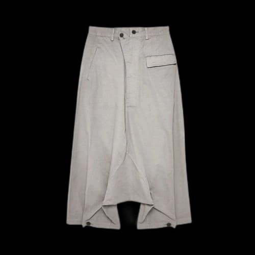Yohji Yamamoto Regulation Gusset Sarouel Pants 'Grey'