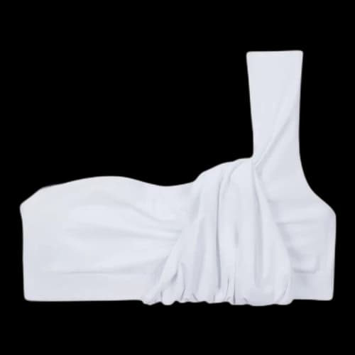 Jacquemus x Nike La Brassière Drapée Sports Bra White