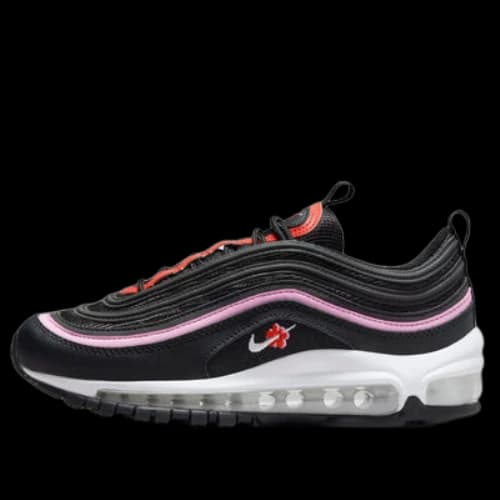 (GS) Nike Air Max 97 'Black Pink Rise Picante Red'