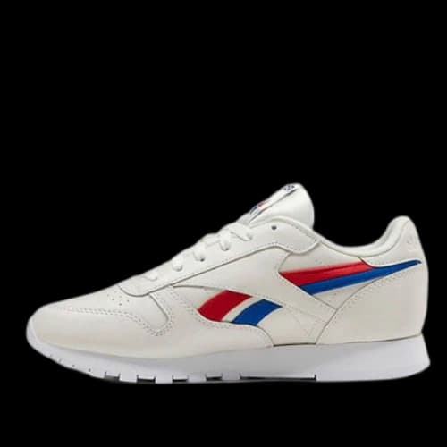 Reebok Classic Leather Sports Casual Shoes 'Red Blue White' (Women's)
