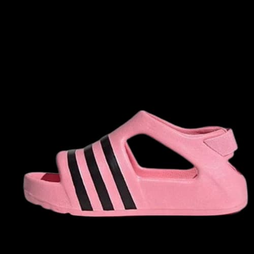 (TD) adidas originals Adilette Play I 'Pink Black'