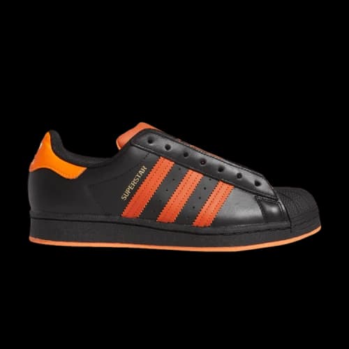 adidas Superstar Laceless 'Black Solar Orange'