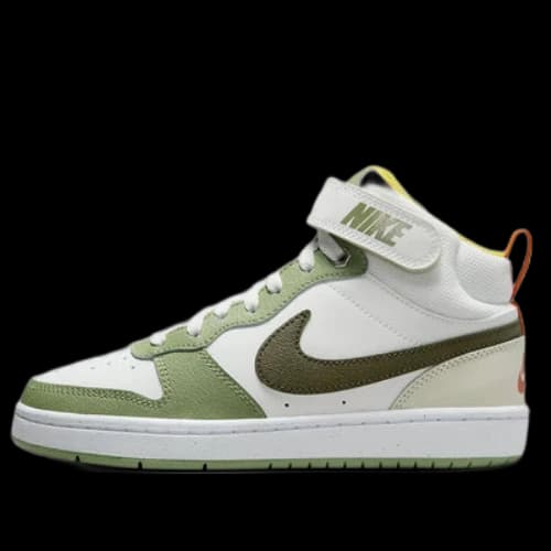 (GS) Nike Court Borough Mid 2 Shoes 'Off White Green'