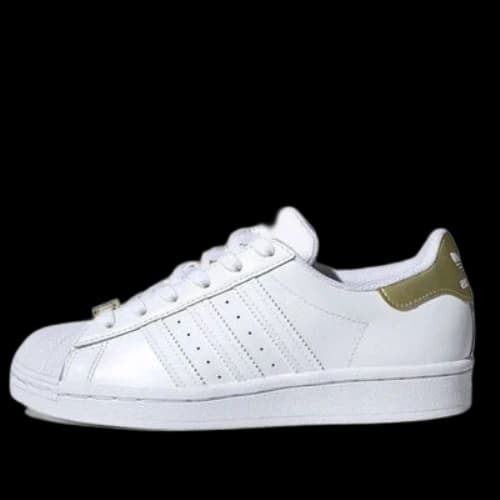(GS) adidas originals Superstar J 'White Gold'