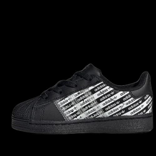 (TD) adidas originals Superstar 'Black White'