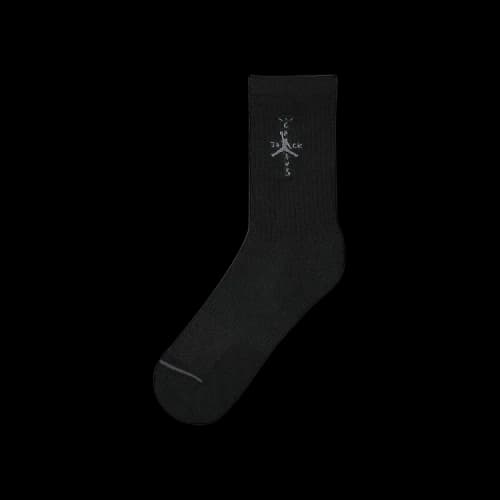 Jordan x Travis Scott Crew Sock Black