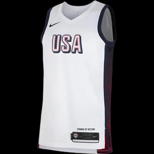 Nike USAB Olympics 24 Limited Home Basketball Jersey 'White'