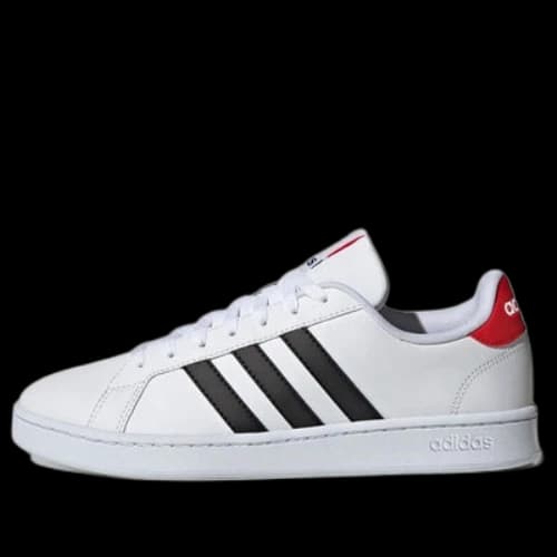 adidas neo Grand Court 'White Black Red'