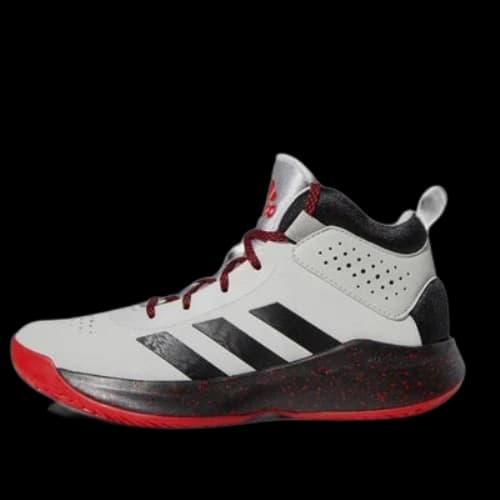 (GS) adidas Cross Em Up 5 K 'Grey Black Red'
