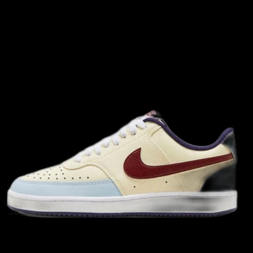 Nike Court Vision 1 Low 'Beige Blue Burgundy' (Women's)