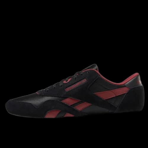 Reebok Classic Nylon Running Shoes Black/Red