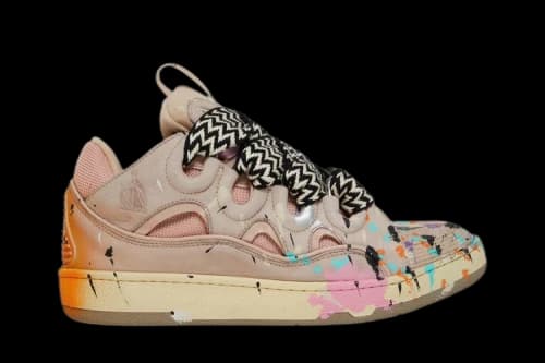 Gallery Dept. x Lanvin Curb Light Sneakers 'Paint Drip - Pale Pink' (Women's)