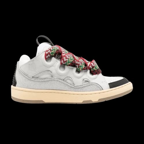 Lanvin Curb Sneakers 'White Glitter' (Women's)