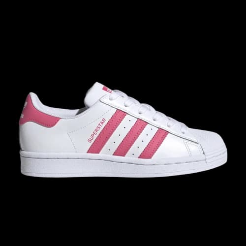 (GS) adidas Superstar J 'White Super Pink'