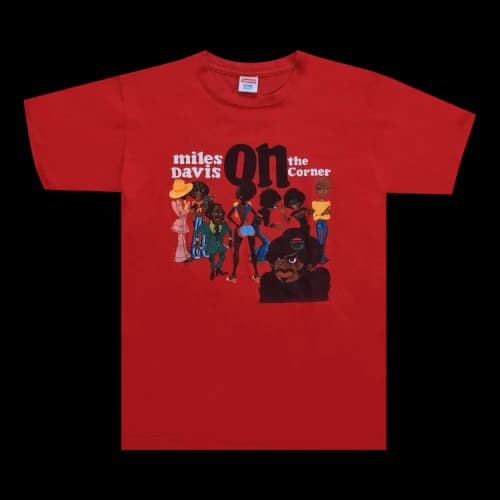 Supreme x Miles Davis On The Corner Tee 'Red'