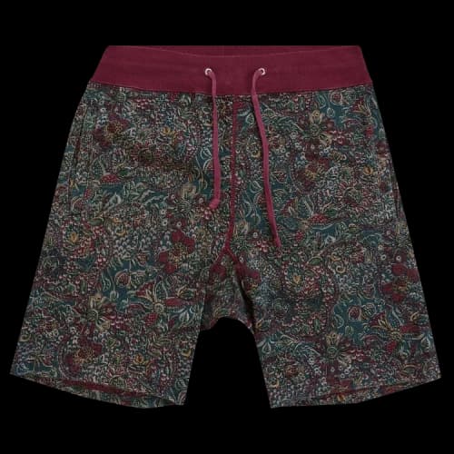 Supreme Paisley Sweatshort 'Burgundy'